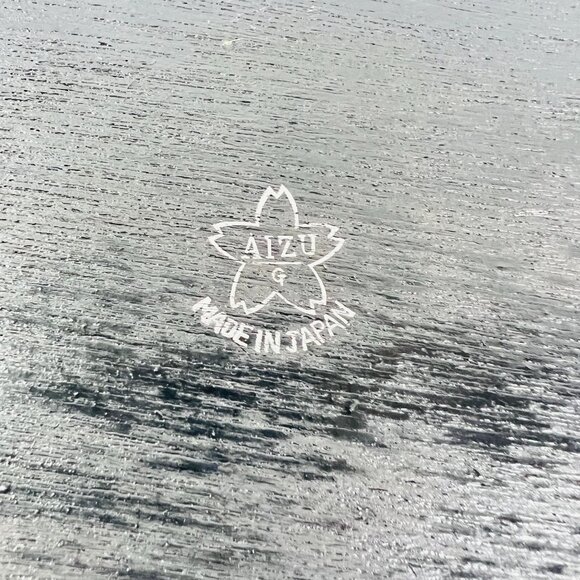 Vintage Aizu Japanese Lacquered Smoking Set With Lighter & Ashtray - Picture 7 of 9